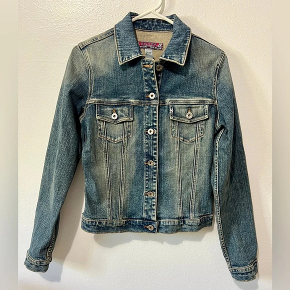 Silver Jeans Vintage Y2K Denim Jean Jacket - Small - Picture 2 of 7